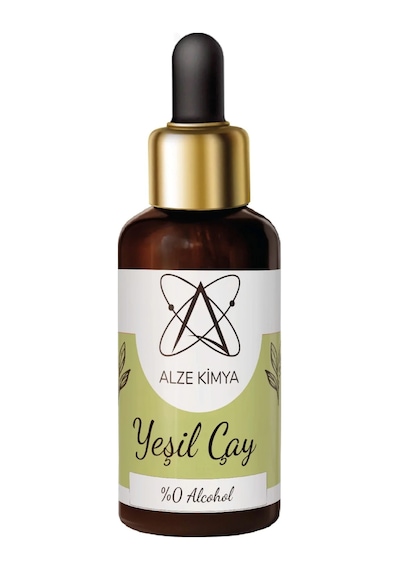 Yeşil Çay Esansı 30 Ml Mum, Taş Tozu Ve Oda Kokusu Esansı Yeşilçay