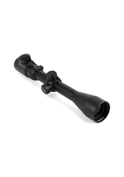 3-9x40e Nikula Zoomlu.çıft Işıklı. Av Tüfeği Dürbünü Silah Montaj Siyah