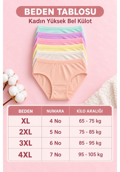 Meyzz Kadın Ultra Rahat Yüksek Bel Külot %100 Pamuk Fitilli Büyük Beden Renkli Günlük 12 Adet Çok Renkli - 928099350 Çok Renkli Meyzz Kadın Ultra Rahat Yüksek Bel Külot %100 Pamuk Fitilli Büyük Beden Renkli Günlük 12 Adet Çok Renkli - 928099350 Çok Renkli