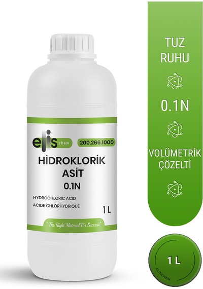 Hidroklorik Asit Çözeltisi 0.1n 1 Litre