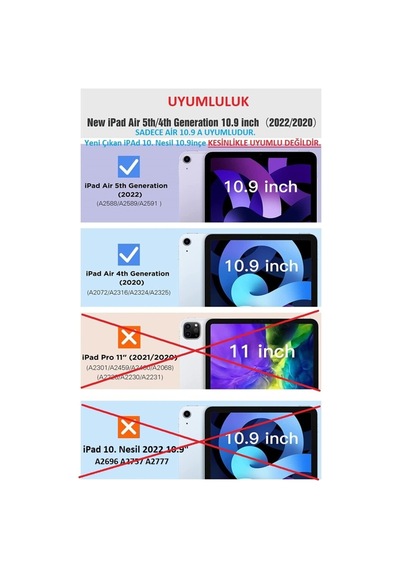 Apple Ipad Air 4 10.9 Paper Like Mat Ekran Koruyucu A2072 A2316-24-25 10.nesil Değildir