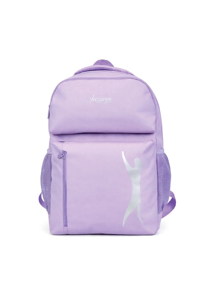 Slazenger Lisanslı Logolu Sırt Çantası - Lila 3 Bölmeli Sırt Çantası