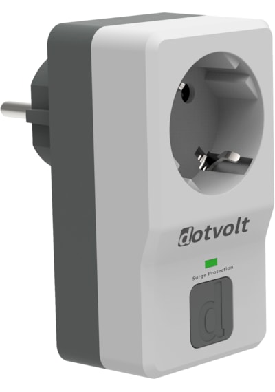 Dotvolt Tekli Akım Korumalı Priz Beyaz Anahtarlı Surge Hunter 1050 Joule kablosuz