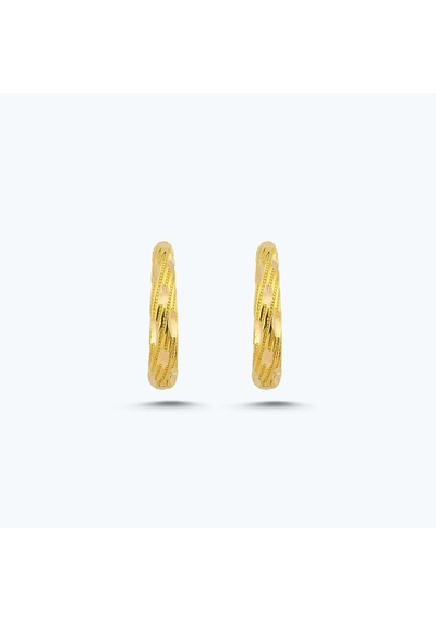 Altınbaş 22 Ayar Altın Halka Küpe Bkp0022-25649 Çok Renkli