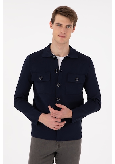 U.s. Polo Assn. Erkek Lacivert Hırka Triko 50294169-vr033 Lacivert