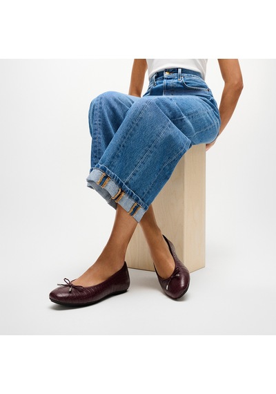 E19 Dark Merlot Babet Kadın Diğer Aaı-090/e19 Fitflop Delıcato Crocodıle Ballerınas Kahverengi