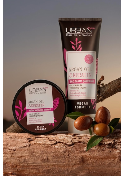 Argan Oil & Keratin Kolay Kırılan Saçlara Özel Yoğun Saç Bakım Maskesi 230 Ml-vegan