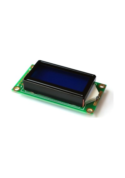 0802a 2x8 Mavi Karakter Lcd Modül Display Ekran 5v Beyaz Arka Işık 8x2 8 X 2 Lcd Gösterge Menü