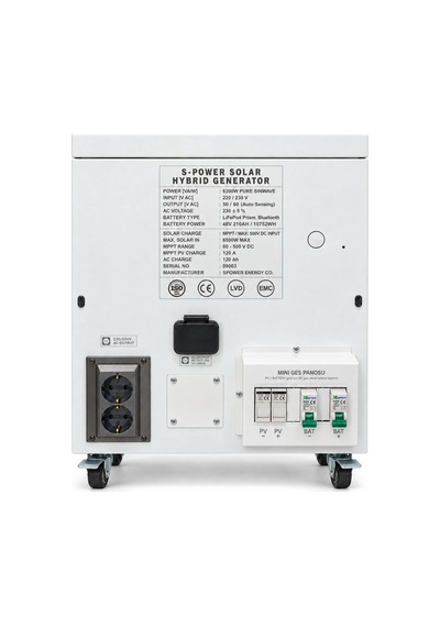 Spower Energy Solar Hibrit Jeneratör Sg-6.2 48 210