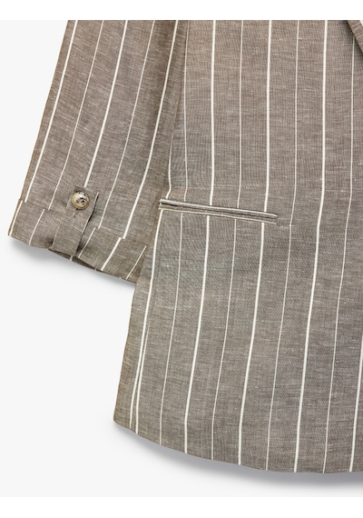 Koton Düğme Detaylı Cepli Uzun Kollu Kruvaze Yaka Blazer Ceket Kahverengi Çizgili 6sak50151uw Kahve Çizgili Koton Düğme Detaylı Cepli Uzun Kollu Kruvaze Yaka Blazer Ceket Kahverengi Çizgili 6sak50151uw Kahve Çizgili