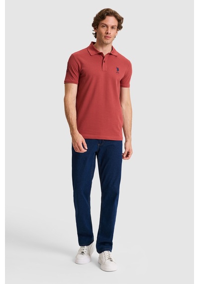 U.s. Polo Assn. Erkek Vişne Tişört Basic 50326920-vr223