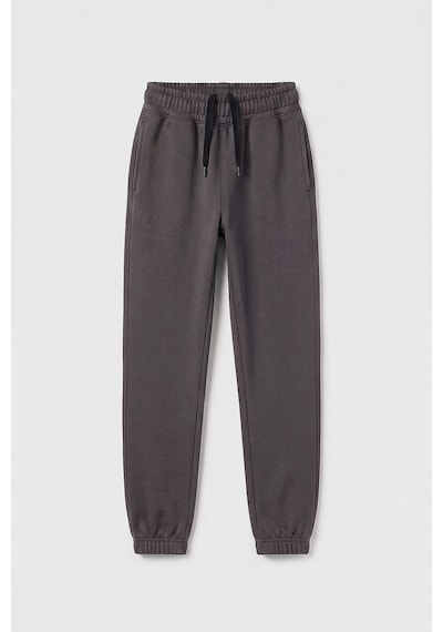 TOMMYLIFE Koyu Gri Standart Fit Basic Kız Çocuk Eşofman Alt - 75194