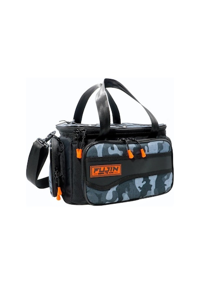 Fujin Black Camo Helper Bag - Balıkçı Çantası