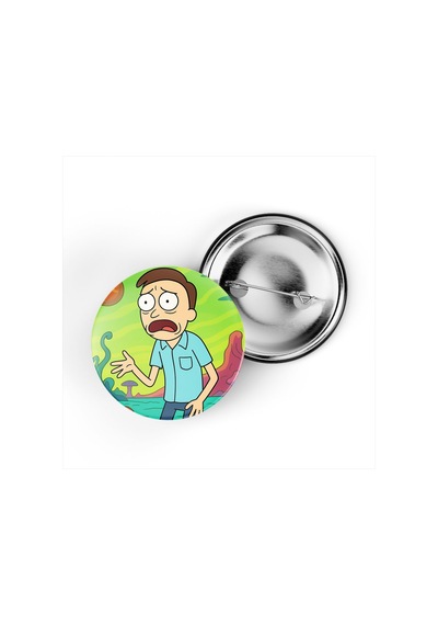 Loss Comic Guy - 44 Mm İğneli Çanta Rozeti - 5 Adet Diğer