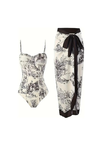 Lilly Pastoral Elegance Mayo Ve Pareo Krem Krem