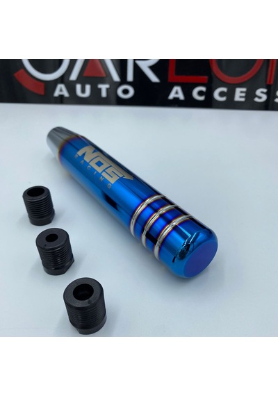 Drift-drag Nos Logolu Mavi-gümüş Sert Metal Malzeme Süper Lüx