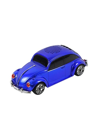 Nostaljik Araba Şeklinde Bluetooth Speaker Sd Kart Usb Fm Radyolu Şarjlı Kablosuz Hoparlör