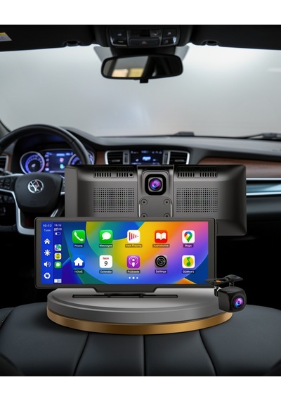 Kablosuz Carplay Ekranı Ön Arka Kameralı Uczzzc1önarkakamerasıııııı2 10"