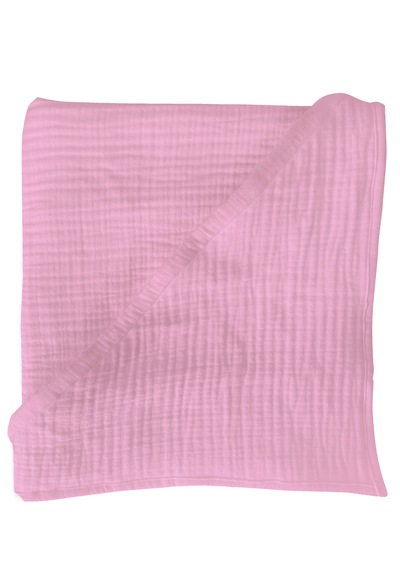 Joyous Mom Kids Organik Muslin Banyo Kese Ve Havlu Seti Koyu Pudra