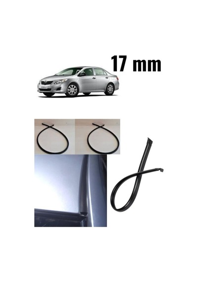 Contacall Toyota Uyumlu Coralla Tavan Oluk Contası Sağ Sol Takım 17mm Genişlik