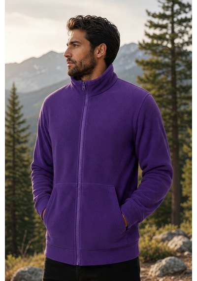 Givoria Erkek Polar Hırka Kışlık Fermuarlı Çeket Tüy Toplamaz Rüzgar Geçirmez Polar Kazak Sweat Mor Mor Givoria Erkek Polar Hırka Kışlık Fermuarlı Çeket Tüy Toplamaz Rüzgar Geçirmez Polar Kazak Sweat Mor Mor