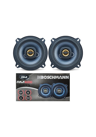 Boschmann Bm-13 Turbo Oto Koaksiyel Hoparlör 13cm 600 Watt 80w Rms Tweeterli 2 Adet