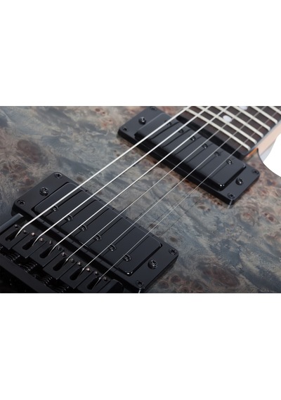 Schecter Pt Standard Elektro Gitar Black Fade Burst Burl