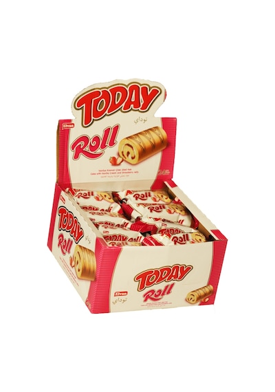 Today Swiss Roll Çilek Kremalı Kek 35 Gr 24 Adet (1 Kutu)