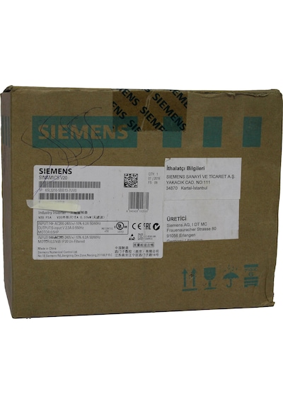6sl3210-5bb13-7uv0 Sınamıcs V20 0,37kw 2,3a