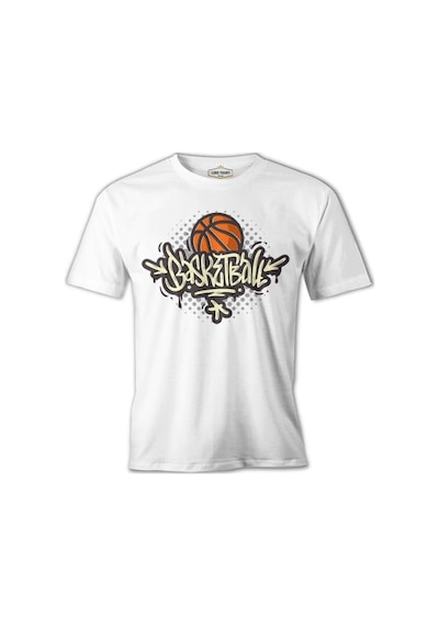 Basketbol Star Beyaz Erkek Tshirt