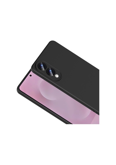 Samsung Galaxy Uyumlu S25 Edge Kılıf Lansman İçi Kadife Kamera Korumalı Mara Silikon Kılıf - Koyu Mor