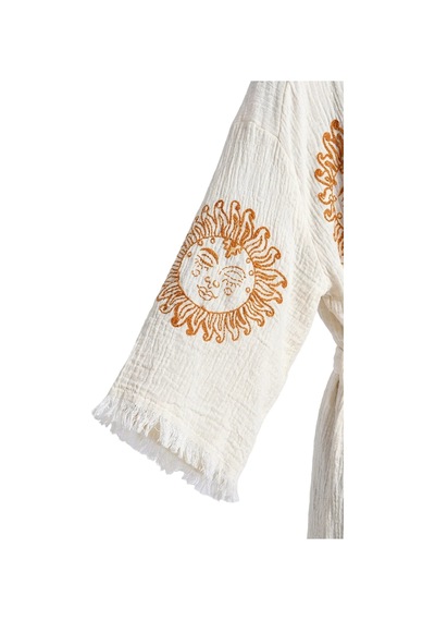 Brandsmiths Solar Bloom Kimono Sarı