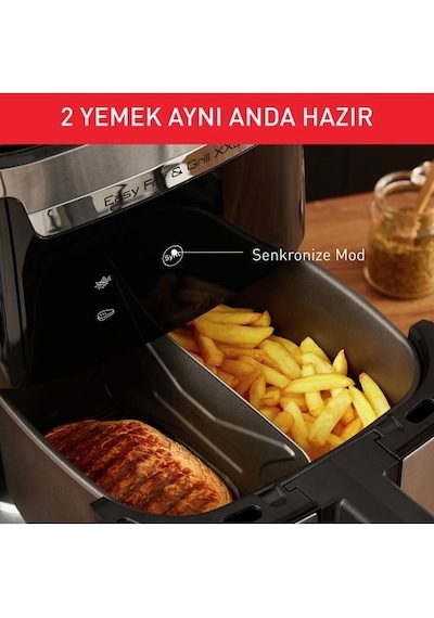 Tefal EY8018 Easy Fry & Grill XXL Black 6.5 L Air Fry Fritöz