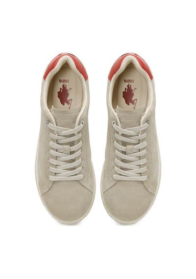 U.s. Polo Assn. Olena 5fx Bej Kadın Sneaker 000000000101947236 Bej-kırmızı