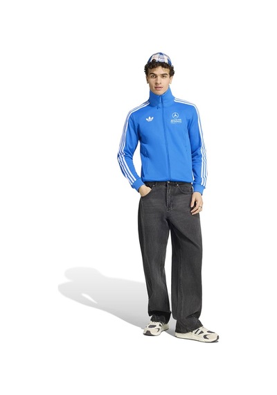 Adidas Erkek Ceket "mercedes - Amg Petronas Formula 1 Team Blue Wonder Track Top" Kt5128 Mavi