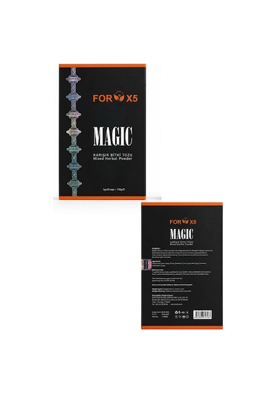 Diyetix Forx5 Magıc Yeni Karışık Bitki Tozu Bitkisel Özlü Karışım 30 Şase Yenilenmiş Premium Kutu 90 G