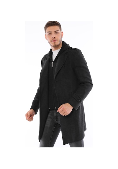 Plt9401 Dewberry Erkek Palto-antrasit Antrasit