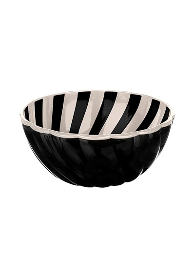 Safir Plastik Kase 1600 Ml. Siyah Çok Renkli