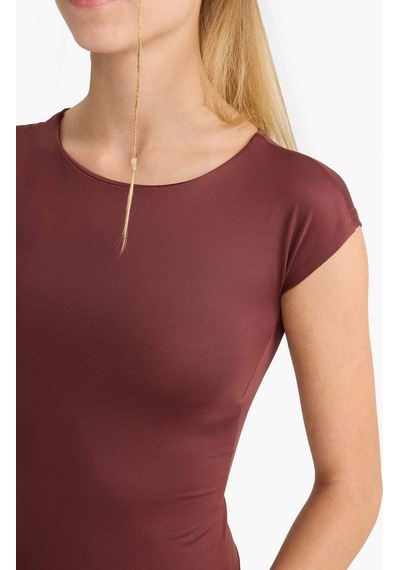 Defacto Coool Basic Düz Kolsuz Çıtçıtlı Body F7824ax25aubr469 Bordo