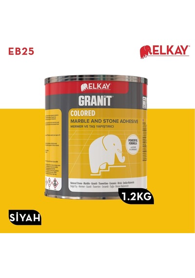 Eb25 Granit Mermer Ve Taş Yapıştırıcı Siyah 1200 Gr 0.25 KG