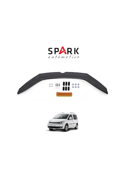 Volkswagen Caddy 2010-2015 Yıl Aralığı Uyumlu Kaput Rüzgarlığı 4mm Siyah