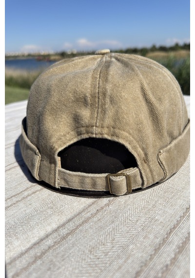 Mollycrush Docker Kep Şapka Sokak Modası Hip Hop Camel Erkek Ayarlanabilir Model Camel