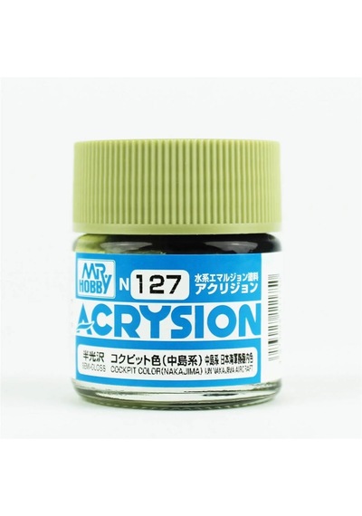 Mr.hobby N-127, 10 Ml. Cockpit Color Nakajima Acrysion Maket Boyası Standart