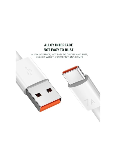 120w 7 Amper Ultra Hızlı Şarj Data Kablosu Type-c Şarj Kablosu Tüm Telefon Tabletler İçin Uyumludur 120w 7 Amper Ultra Hızlı Şarj Data Kablosu Type-c Şarj Kablosu Tüm Telefon Tabletler İçin Uyumludur