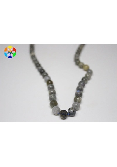 Labradorit Taşı YARIM Dizi 7-8mm (18cm uzunluğundadır)