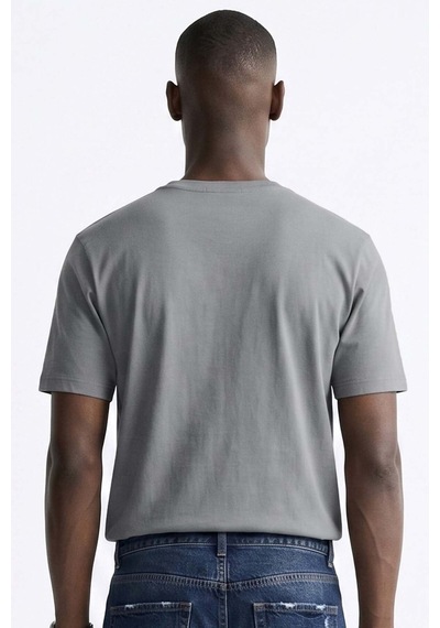 Barrels And Oıl Erkek Basic T-shirt 2143 - A.haki A.haki