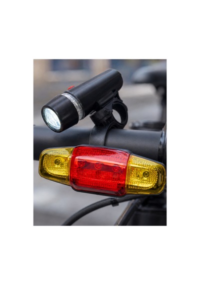Bisiklet Emniyet Işığı Seti Güçlü Led Ön Far Arka Stop Lambası Renk Renk