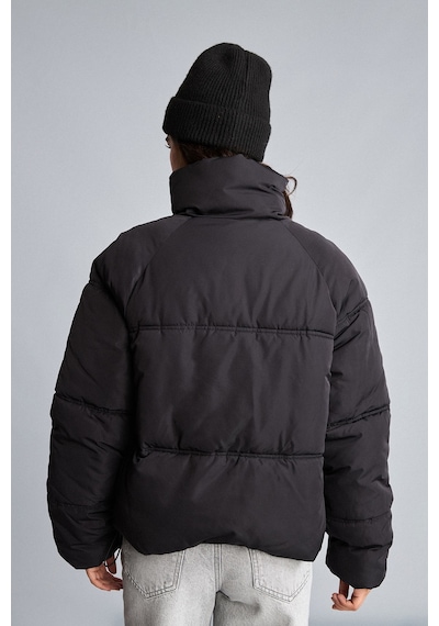 Defacto Regular Fit Dik Yaka Şişme Mont H3822ax26aubk81 Siyah-bk81