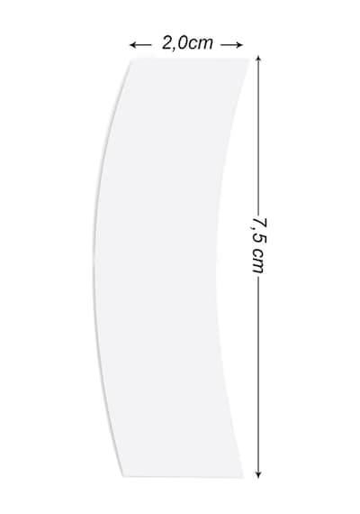 Walker Tape Sensi Tak Protez Saç Bandı Oval C (2 CM x 7.5 CM 36 Adet