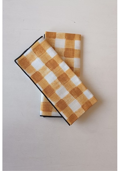 Porland Hardal Ekose 2 Adet Peçete 45x45 Cm